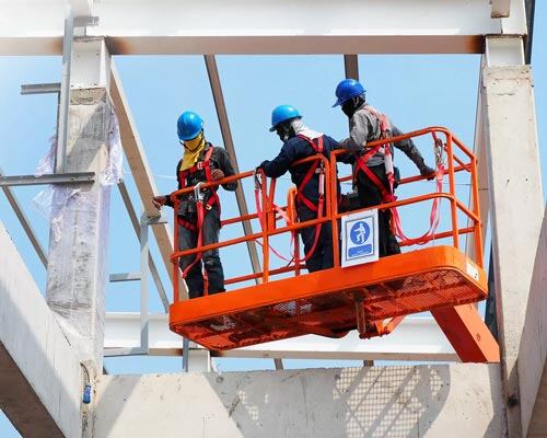 Seguridad para el manejo de plataformas de elevación
