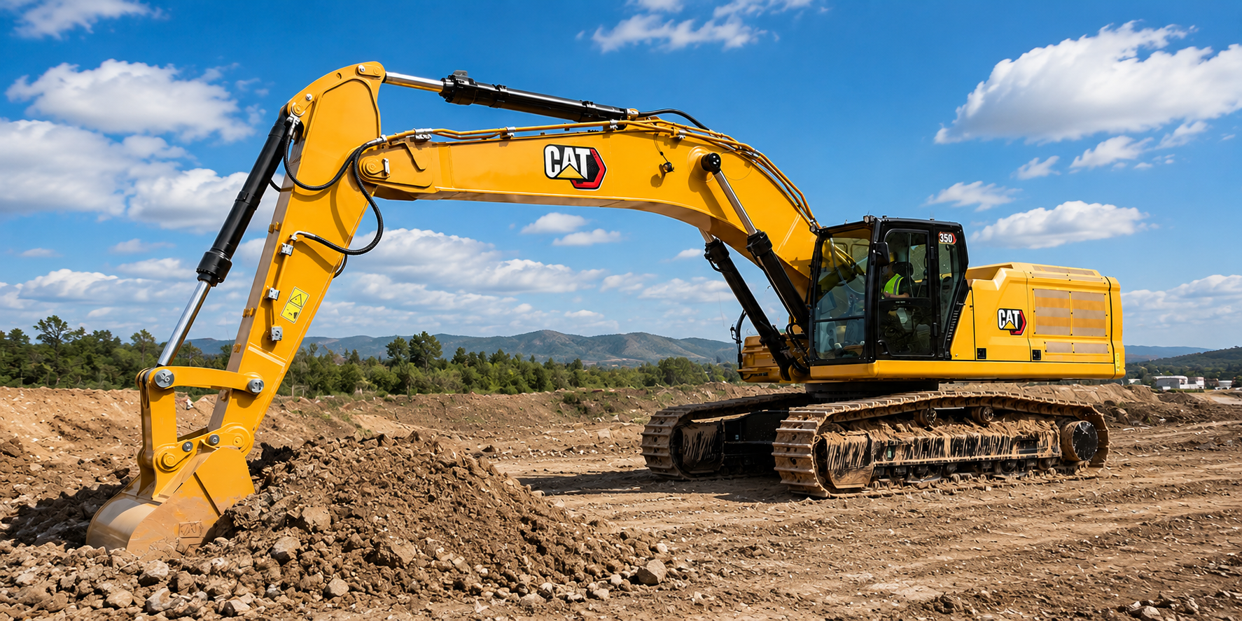 Partes de una excavadora